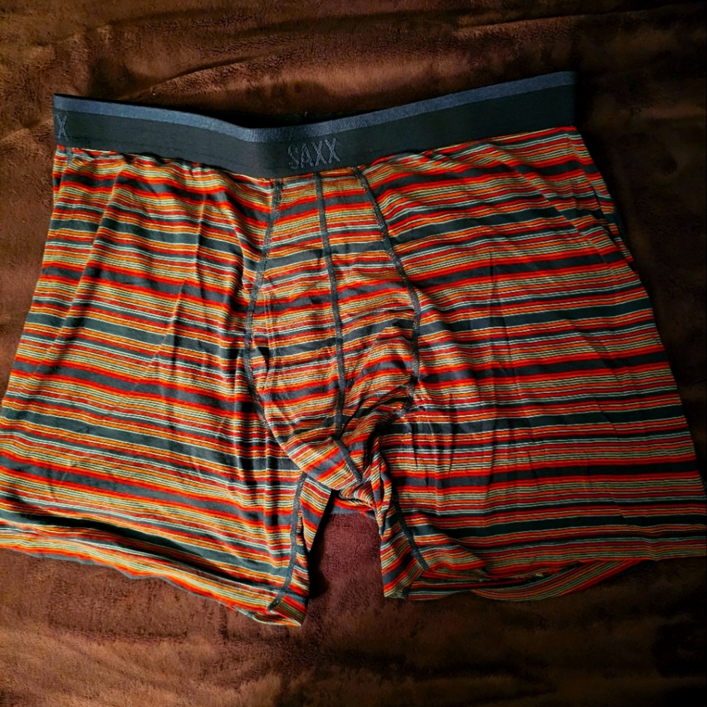 Saxx platinum boxer brief large multi stripe